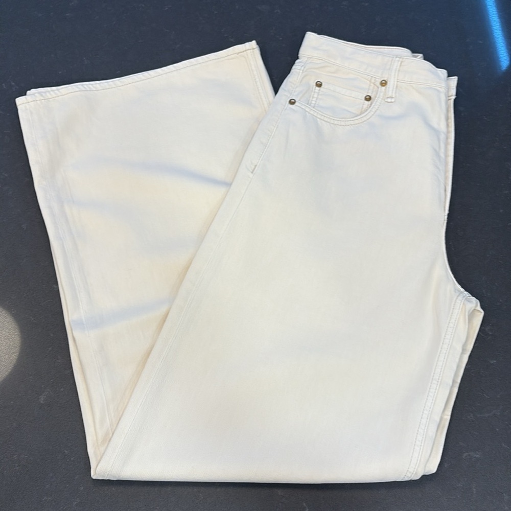 rag & bone Featherweight Sofie Jean in color Ecru - Picture 4 of 11